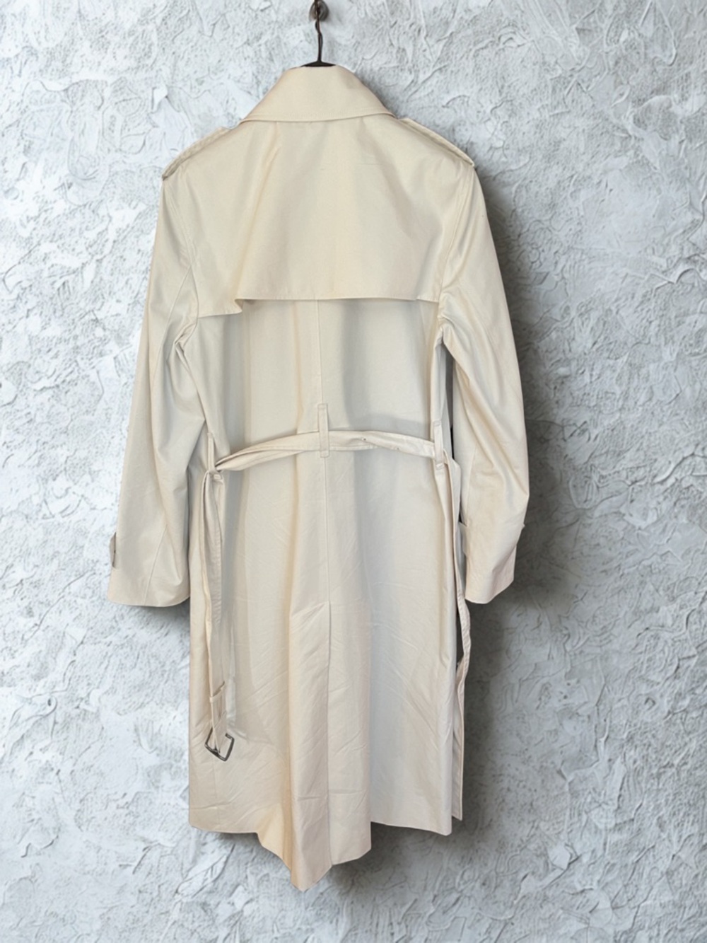COACH Trench Classic Ivory with Black Buttons size S NWT - Picture 6 of 8